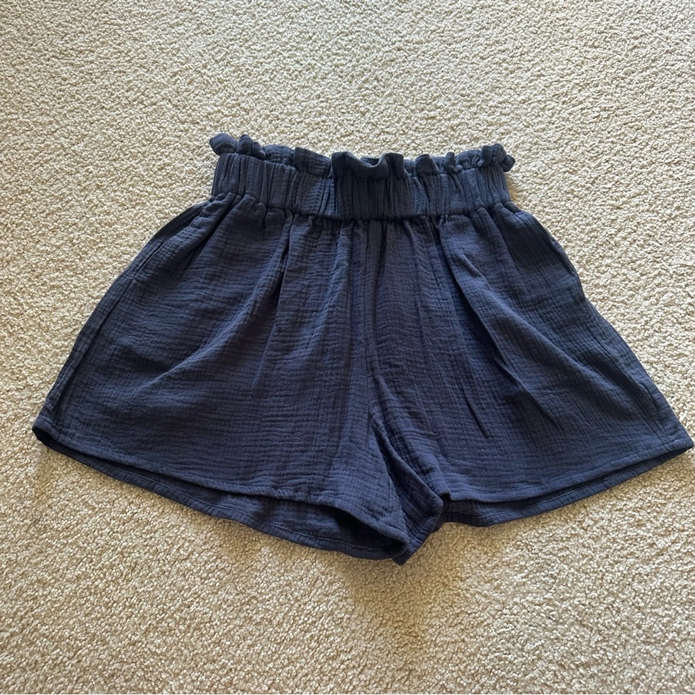 Navy Blue Shorts Size Large Women’s Shorts NEW WITH TAGS